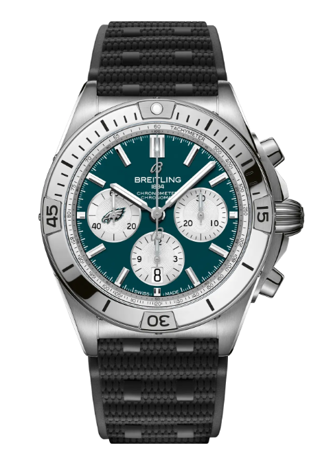 Breitling CHRONOMAT B01 42 NFL PHILADELPHIA EAGLES EDITION Replica Watch AB01342B1L4S1